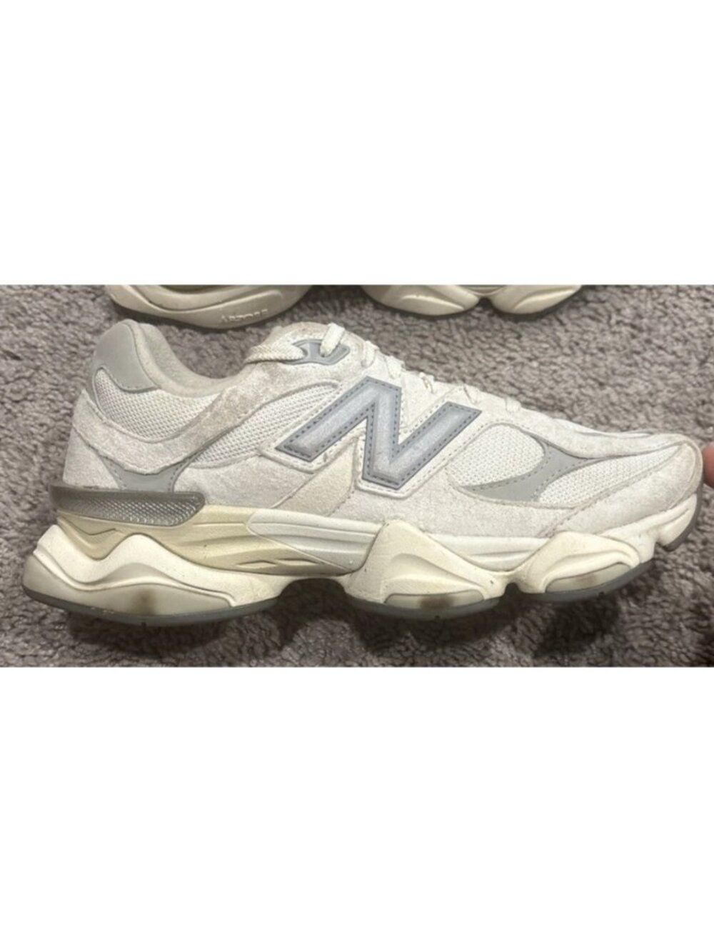 New Balance 9060 Unisex Sneakers Sea Salt Concrete White U9060ECA SIZE 8 Men’s